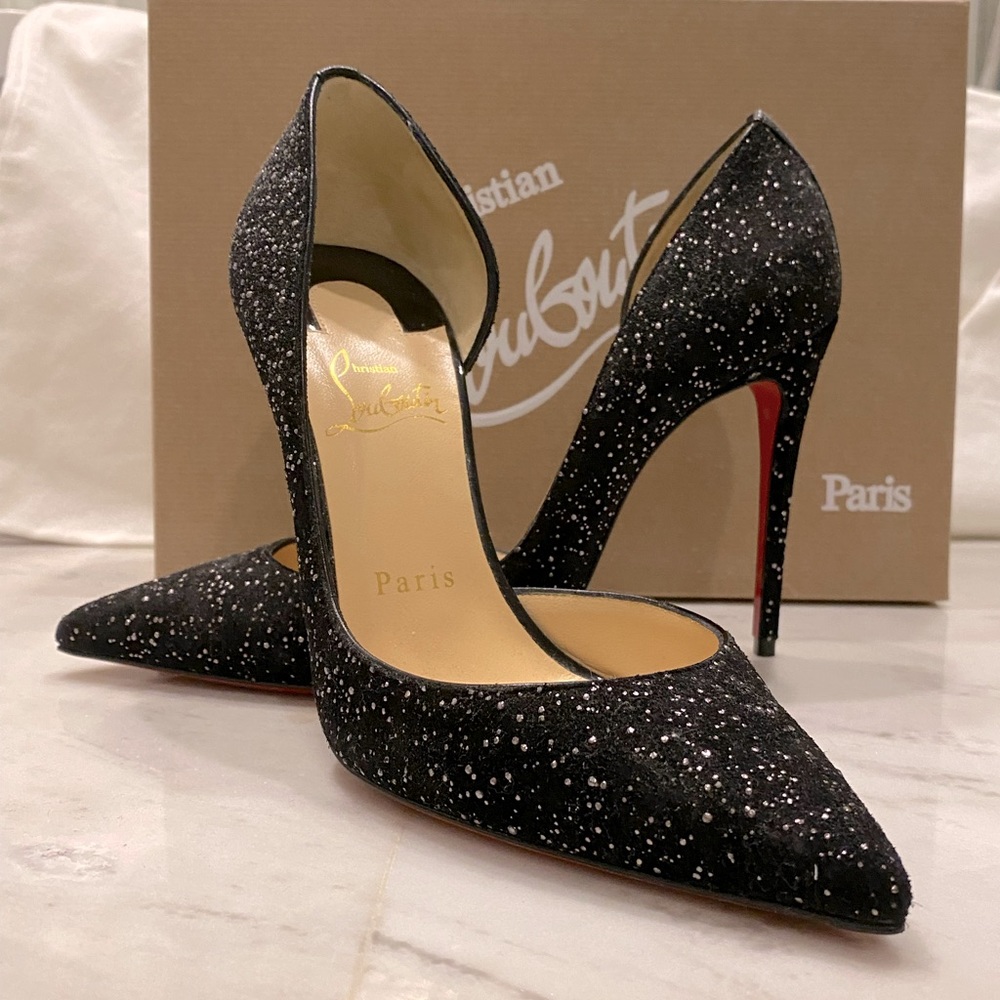 NEW Christian Louboutin Iriza 100. Never wearing with original box and receipt.